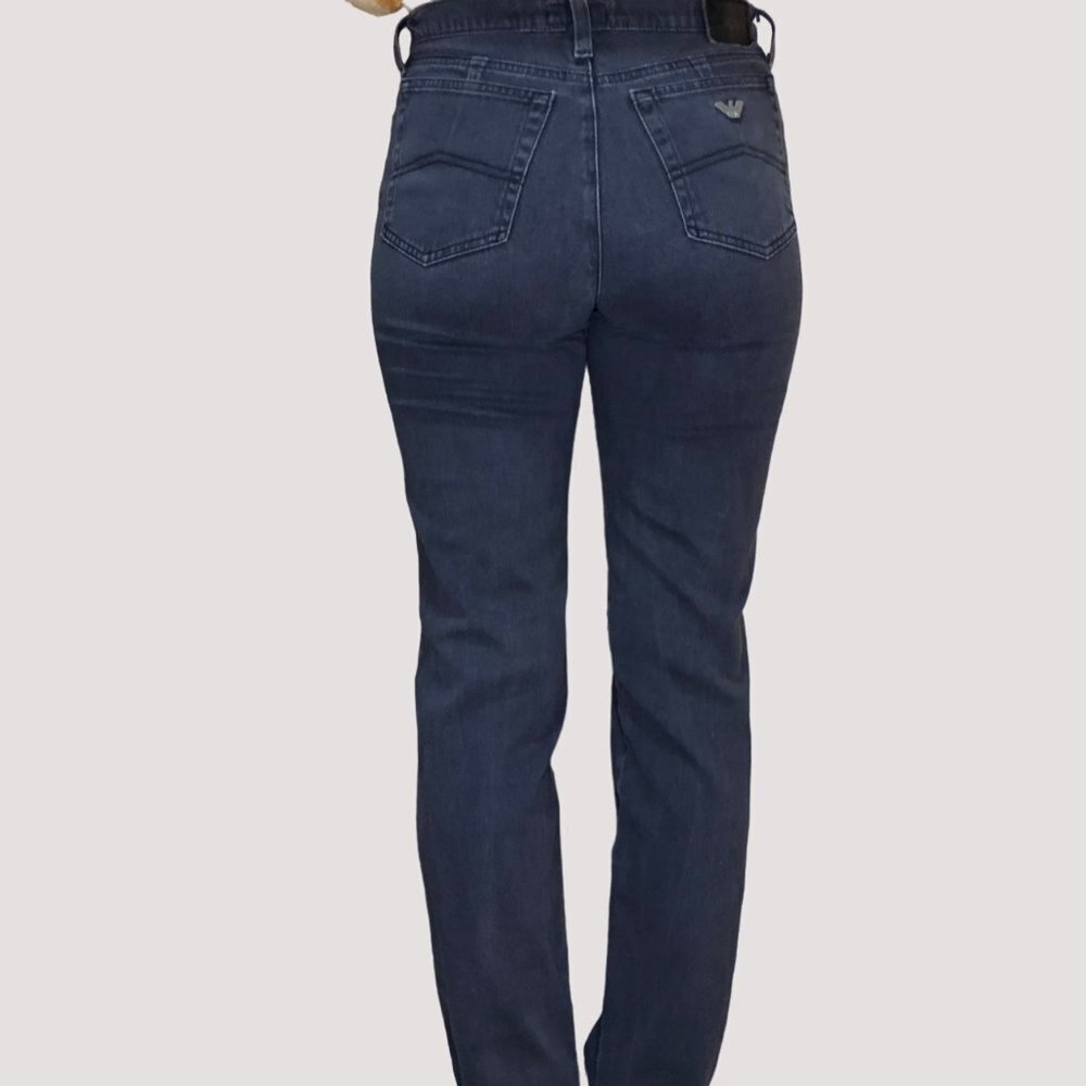 Armani Jeans Faded Black Comfort Fit Straight Leg Jeans 27 (Tag says 29)